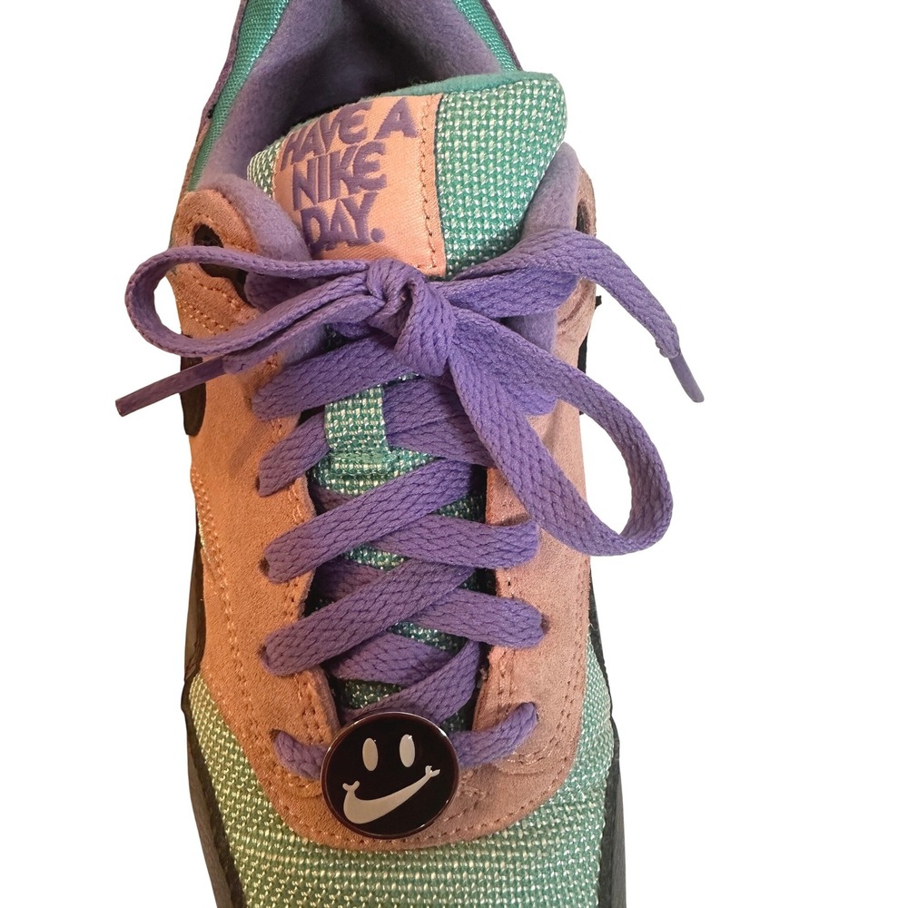 NIKE Air Max 1 Have a Nike Day Space Purple Coral Size 25 cm/Mens 7/ W 8.5/ 7Y - Picture 3 of 10